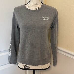 Abercrombie and fitch grey sweater